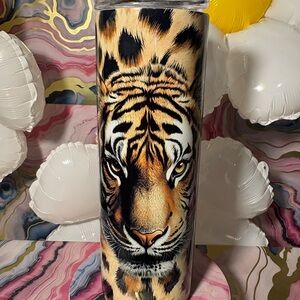 Tiger Print Tumbler